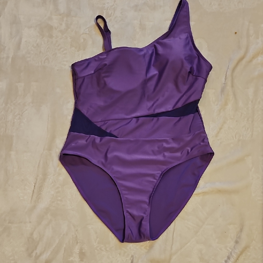 Triangl Swimwear Purple One Piece Swimsuit
